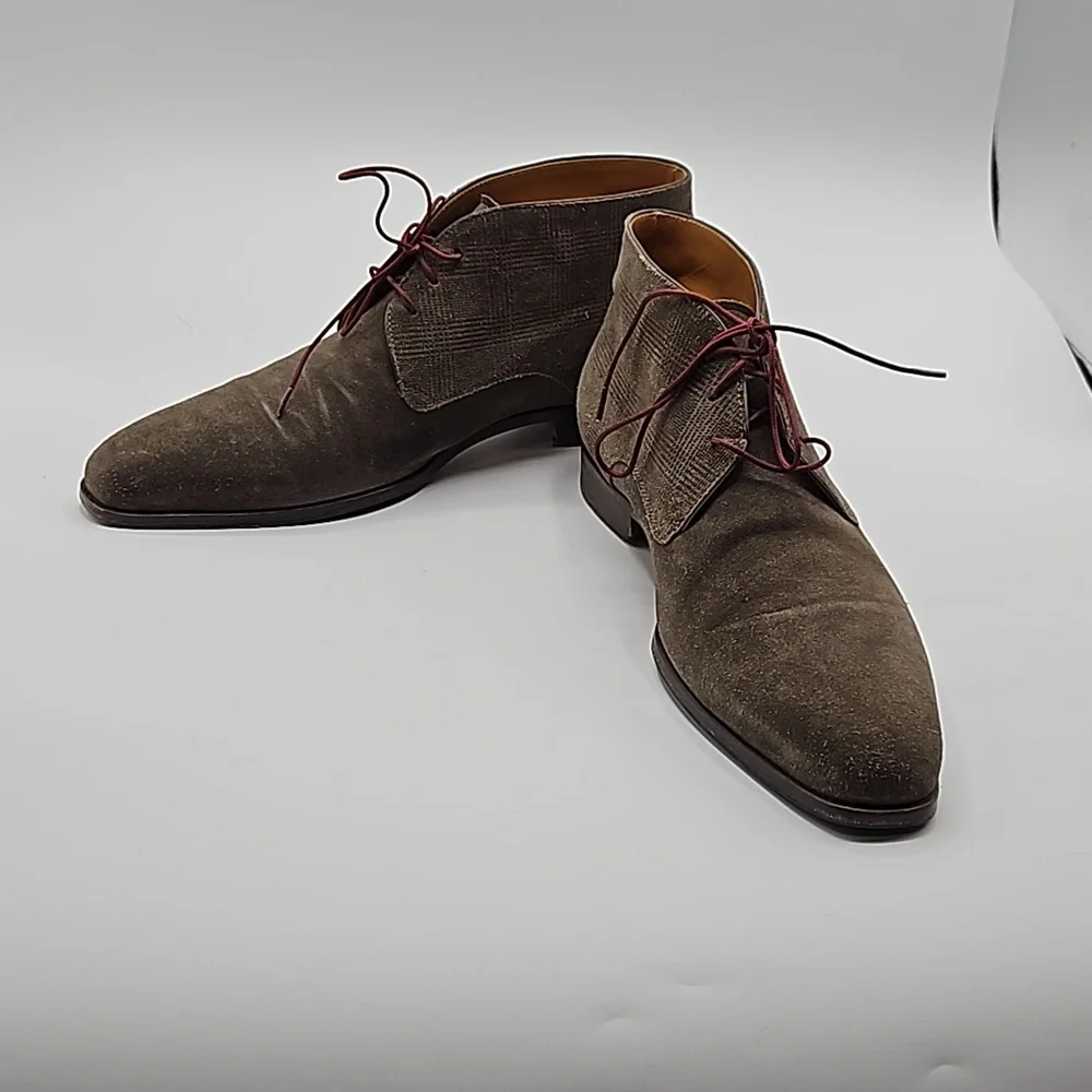 Greve 1898 4554.04  UK 8, suede plaid boots